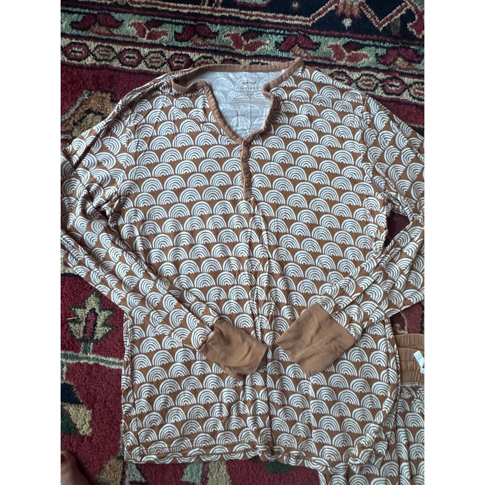 Little Sleepies bamboo pajama set womens sz small - Picture 3 of 6